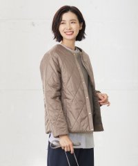 J.PRESS LADIES（LARGE SIZE）/【洗える】高密度タフタ キルティング ショート コート/505658818