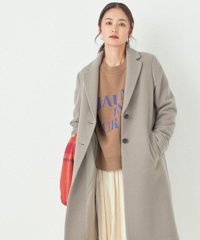セール】 SHIPS any: ノンミュールジングウール ステンカラー ミディ コート （ステンカラーコート）｜SHIPS for women /  シップスウィメン ファッション通販 タカシマヤファッションスクエア