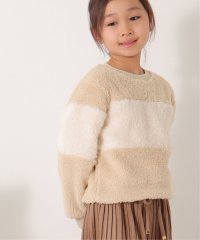 ikka kids/フェイクファー切り替えプルオーバー（120〜160cm）/505495168