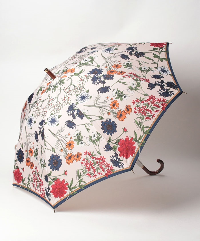 セール 30%OFF】【晴雨兼用/UV加工】長傘_オータムガーデン セール 30%OFF】【晴雨兼用/UV加工】長傘_オータムガーデン
