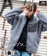 OUTDOOR PRODUCTS/【OUTDOOR PRODUCTS】特殊フィルムで冷たい風をシャットアウト！防風 ボア ブルゾン/505653211