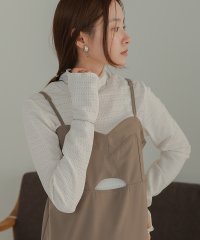 Bab/ハイネック指ぬき刺繍カットソー/505655631