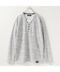 MAC HOUSE(men)/MOSSIMO モッシモ Yヘンリーネック長袖Tシャツ 3473－7813/505658522