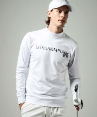 LUXEAKMPLUS/LUXEAKMPLUS×roar(リュクスエイケイエムプラス)ゴルフ フロントロゴモックネックTシャツ/505658623