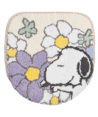 cinemacollection/シネマコレクション cinemacollection スヌーピー トイレ用品 兼用フタカバー 花いっぱい ブルー ピーナッツ センコー 大人 かわいい キャラク/505661641