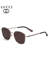 GUCCI/グッチ GUCCI グッチ GUCCI サングラス メンズ レディース アジアンフィット UVカット 紫外線対策 SUNGLASSES ゴールド GG0837S/505662611