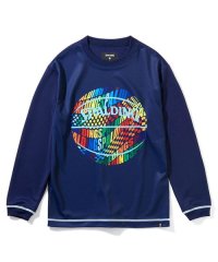 SPALDING/ジュニアロングスリーブTシャツ オプティカルレインボー/505665166