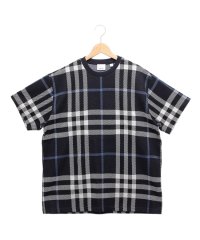 BURBERRY/バーバリー Tシャツ カットソー 半袖カットソー トップス ネイビー ホワイト メンズ BURBERRY 8070668 B3421/505674329