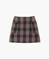 To b. by agnes b. OUTLET/【Outlet】 ウールネップチェックミニスカート/505503209