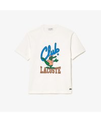 LACOSTE UNISEX/バーシティグラフィックプリントクルーネックTシャツ/505674814