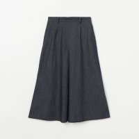 HELIOPOLE/CHANBRAY DENIM FLARE SKIRT/505676637