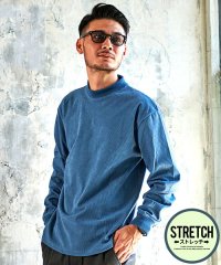 CavariA/キャバリア CavariA CavariA ブロックストレッチLSモックネック 長袖Tシャツ/505676752
