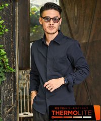 CavariA/キャバリア CavariA CavariA サーモライトストレッチレギュラーカー長袖シャツ/505676754