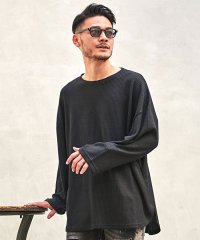 CavariA/CavariA ワッフル調ビッグシルエット長袖Tシャツ/505676769