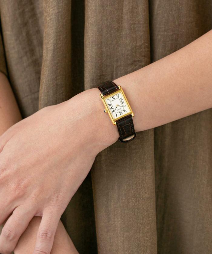 SEIKO セイコー ナノユニバース　コラボ　スクエア SEIKO／セイコー コラボレーション スクエア ブラック | ナノ