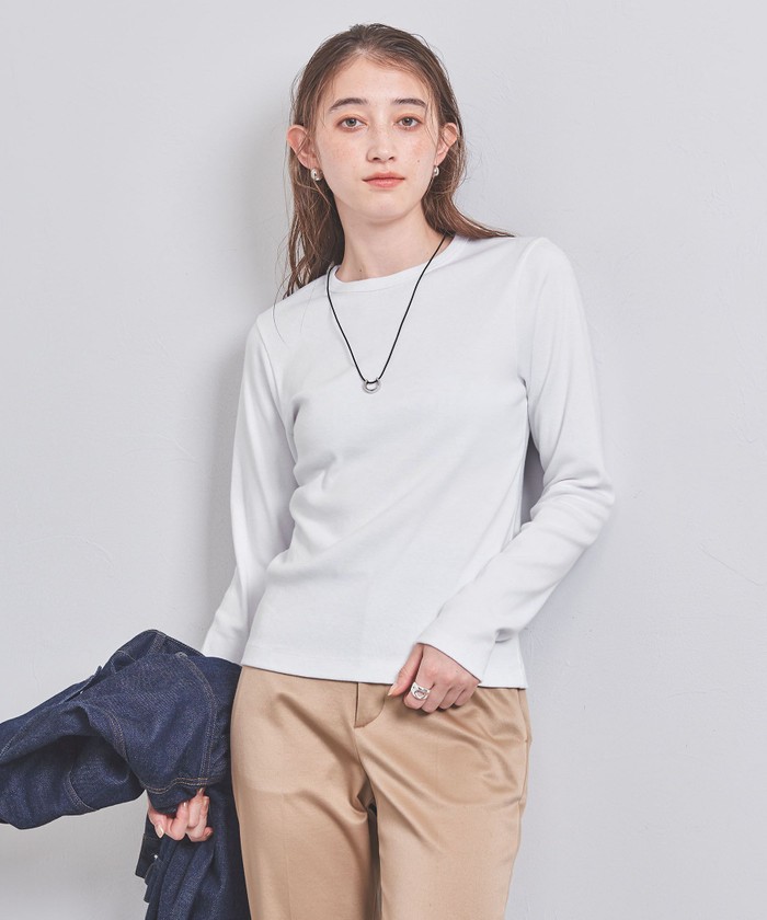 UNITED ARROWS - 新品タグ付きUNITED ARROWS コットン2WAYロングTシャツ セール】コットン フライス ロング Tシャツ 2(505657600