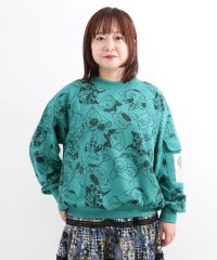 ScoLar/POPなネコ総柄 裏毛プルオーバー/505675696
