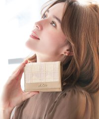 Clelia/クレリア Clelia ミニ財布 折財布 財布 レディース 本革 レザー 綿 シンプル 大人 小さい コンパクト ミニ かわいい Clelia クレリア クロレ/505679407