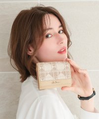 Clelia/ミニ財布 折財布 財布 レディース 本革 レザー 綿 シンプル 大人 小さい コンパクト ミニ かわいい Clelia クレリア クロレ CL－21527/505679407