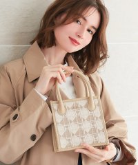 Clelia/ミニバッグ ハンドバッグ レディース シンプル 綿 本革 レザー 大人 かわいい おしゃれ 綺麗 Clelia クレリア クロレ CL－21240/505679411