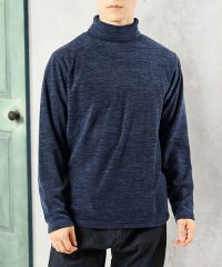 TopIsm/トップイズム TopIsm フリース メンズ モックネック ハイネック タートルネック 暖あったかフリース カチオン染め カットソー トップス 長袖 秋冬/505680618