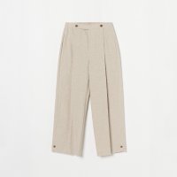 HELIOPOLE/LINEN WOOL２WAY HEM PANTs/505681733