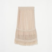 HELIOPOLE/LINEN TAPE TIERED SKIRT/505681752