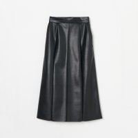 HELIOPOLE/FAKE LEATHER PANEL SKIRT/505681821