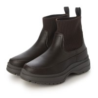 Lirio blanco/ビーシーカンパニー B.C.COMPANY リブニット 素材コンビ ショートブーツ/505682029