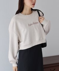 BLUEEAST/Lunaロゴ刺繍クロップドスウェット/505682704