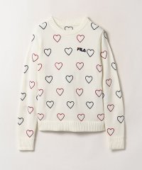FILA GOLF/【ゴルフ】羊毛混 ハート刺繍 セーター レディース/505658432
