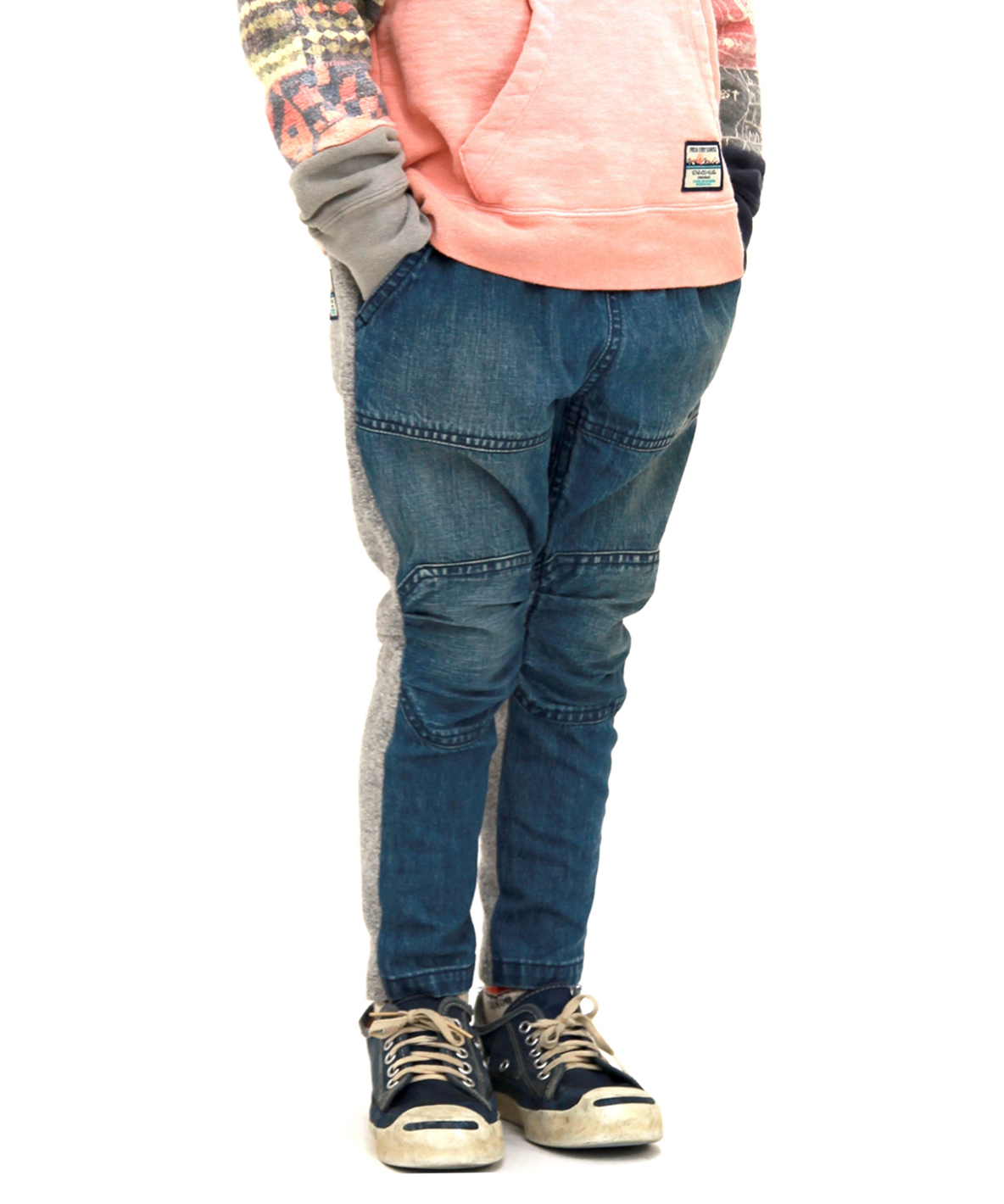 【新品未使用】デニムダンガリー   デニム　140cm デニムダンガリー DENIM DUNGAREE 12oz HOME MADE D(508128806