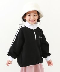 devirock/静電気防止 のんビリフリース ハーフジップ 子供服 キッズ 男の子 女の子 トップス パーカー トレーナー /505678981