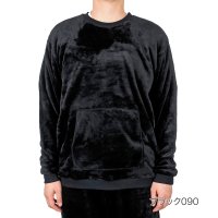 fukuske/福助 公式 ルームウェア Ｔシャツ 長袖 メンズ fukuske FUN 無地 ポケット付き フリース 453P2101<br>紳士 男性 フクスケ fukus/505683611