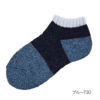 manzoku/福助 公式 靴下 ショート丈 メンズ 満足 ゆる暖 無地 総パイル ソフトリブ 73104紳士 男性 フクスケ fukuske/505683629