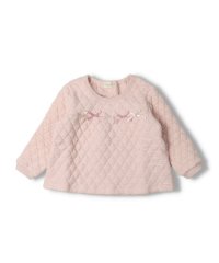 Kids Zoo/【子供服】 kid´s zoo (キッズズー) リボン付きニットキルトトレーナー 80cm，90cm W60611/505684759