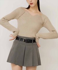ANAP/キーネックリブニットトップス/505684972