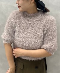 NICE CLAUP OUTLET/【every very niceclaup】ロングシャギーヤーンハイネックニット/505685217