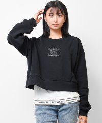 RiCO SUCRE/リコ シュクレ RiCO SUCRE 裏起毛クロップドレイヤードトレーナー/505685329