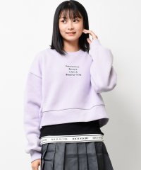 RiCO SUCRE/リコ シュクレ RiCO SUCRE 裏起毛クロップドレイヤードトレーナー/505685329