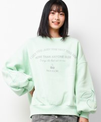 RiCO SUCRE/リコ シュクレ RiCO SUCRE 裏起毛チュールチェリーモチーフトレーナー/505685332