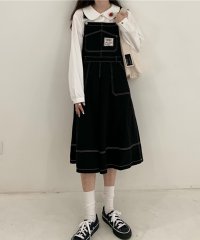TeddyShop/テディショップ Teddyshop レディース キャンバスAラインフレアジャンスカサロペット/505685364
