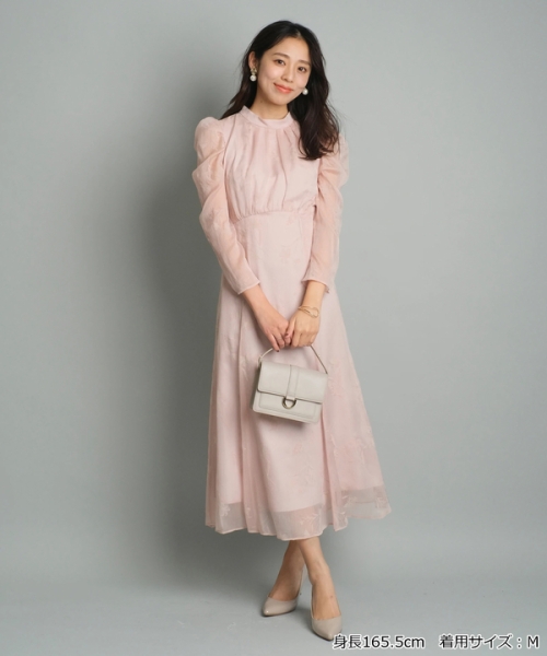 【値下げ】BPN ワンピース　ドレス HeRIN.CYE ワンピース Half moon dress ハーフムーンドレス