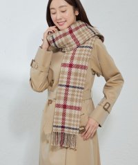 SANYO COAT/エクストラファインメリノ 格子柄ストール【ユニセックス】/505446593