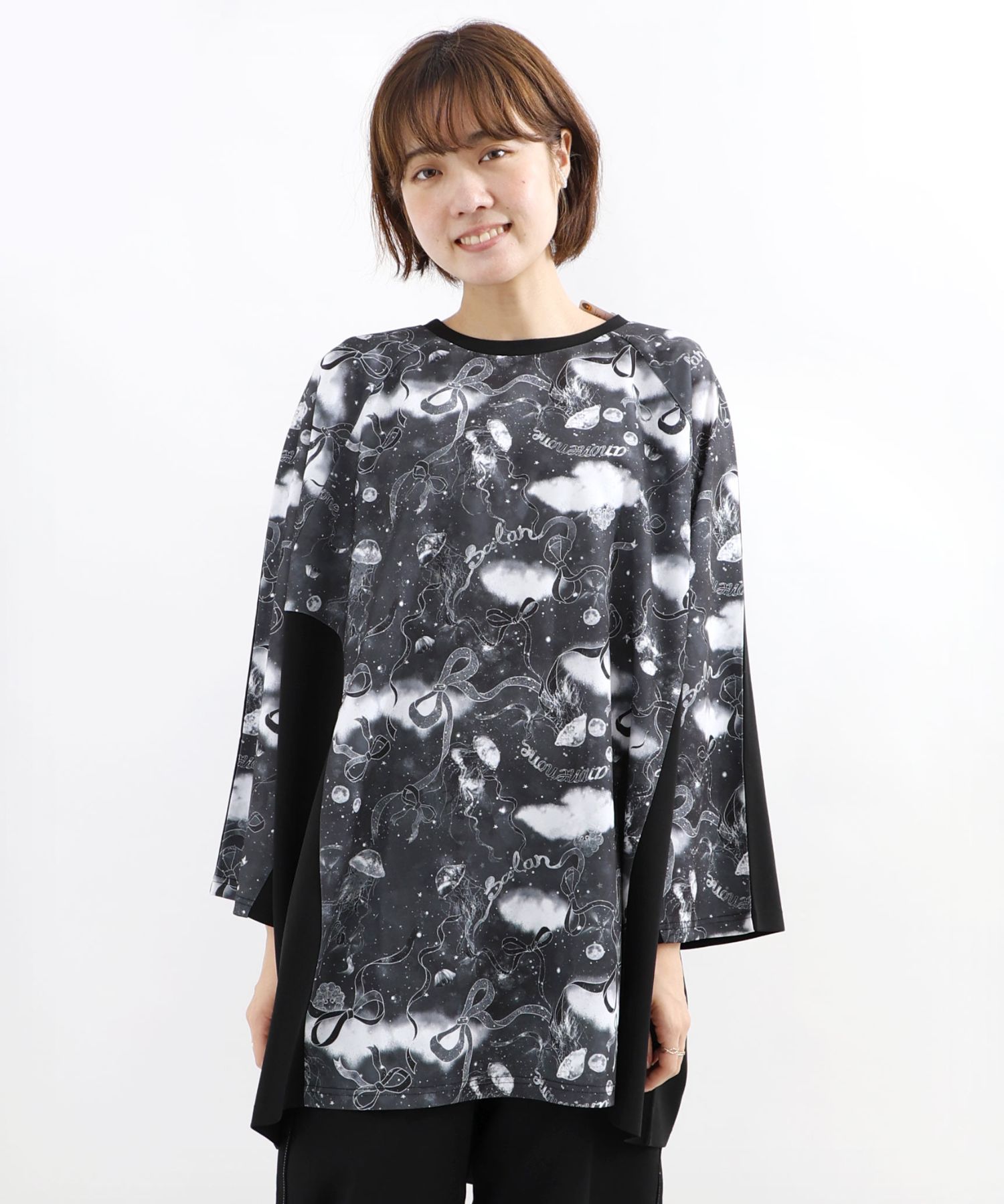 新品】ScoLar スカラー 七分袖カットソー【M】チュニック