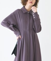 RUIRUE BOUTIQUE/ルイルエブティック RUIRUE BOUTIQUE 【あたたか裏起毛シリーズ】ウエストタックロングシャツワンピース/505683949