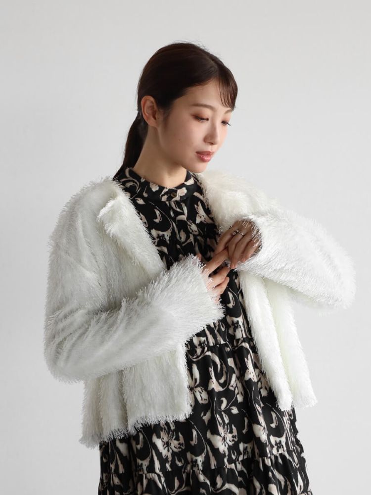 特価ブランド セール】ラディエイト RADIATE radiate the lifedress シャギー ジャケット・アウター