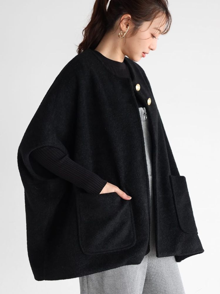 セール 20%OFF】ヴァン Vin ウールライクドルマンコート セール 20%OFF】ヴァン Vin ウールライクドルマンコート