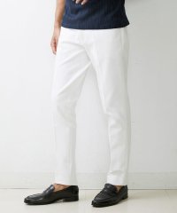 MICHEL KLEIN HOMME/ヘリンボンプレビアシャンブレースラックスパンツ 撥水/505685856