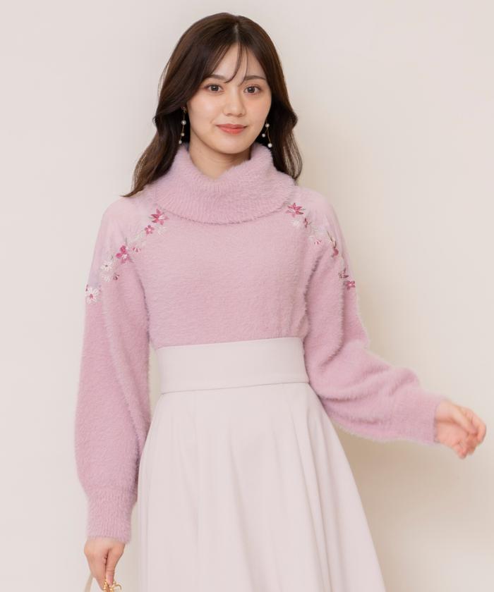 セール 40%OFF】レース刺繍シャギーニット(505685949) | ウィル